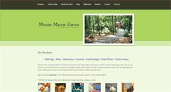 Desktop Screenshot of moosemanorfarms.com